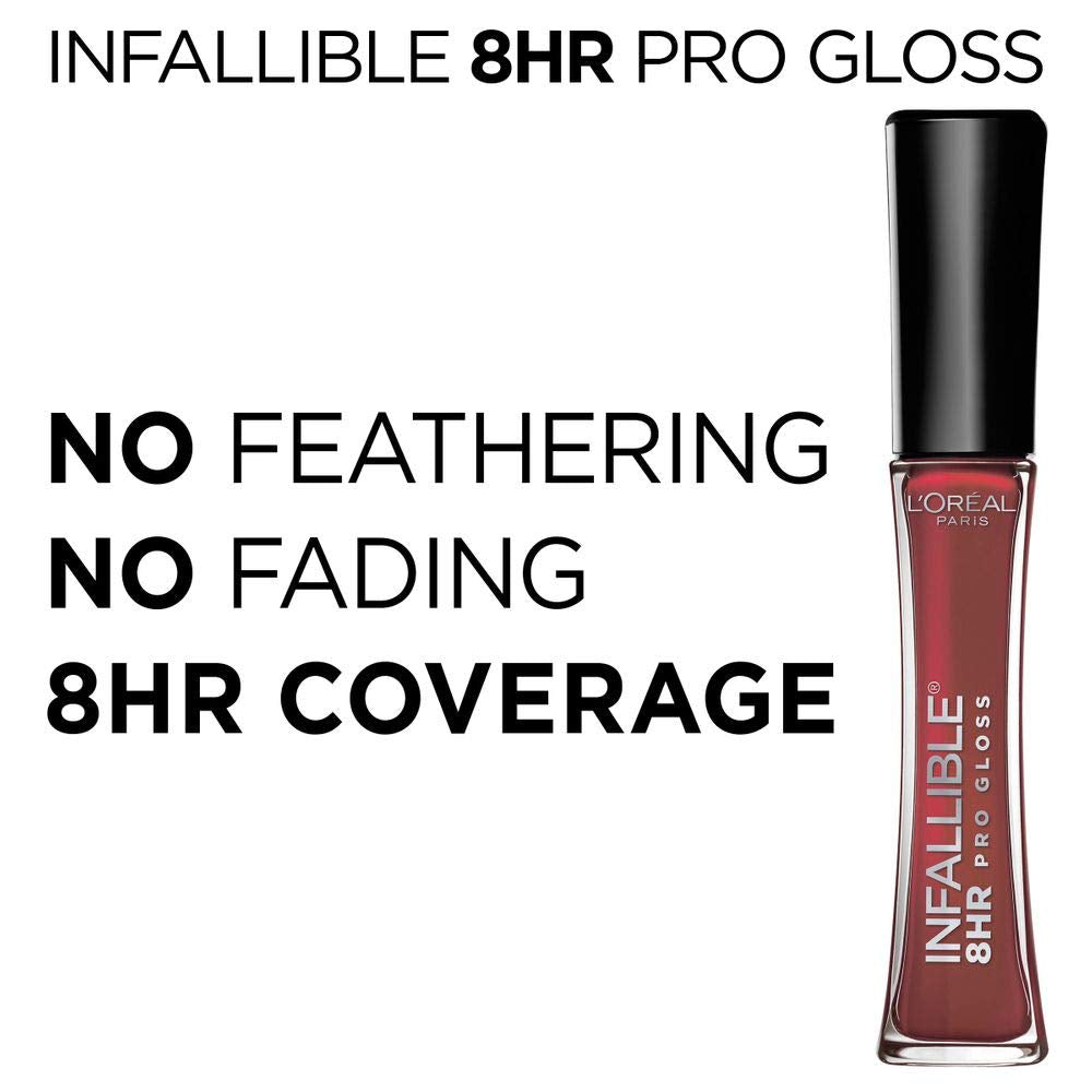 L’Oreal Paris Makeup Infallible 8 Hour Hydrating Lip Gloss, Petal, 0.21 Fl Oz Beauty & Personal Care L'Oreal Paris
