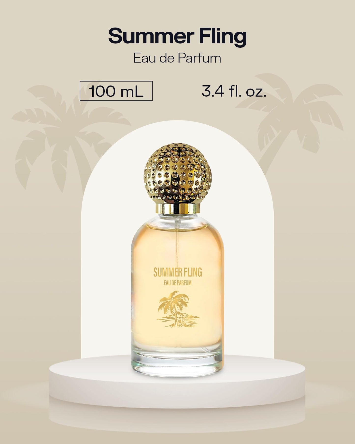 PB ParfumsBelcam Summer Fling Eau de Parfum for Women - Warm Beachy Gourmand Perfume with Pistachio, Coconut, Salted Caramel & Jasmine - Soft Beauty & Personal Care PB ParfumsBelcam