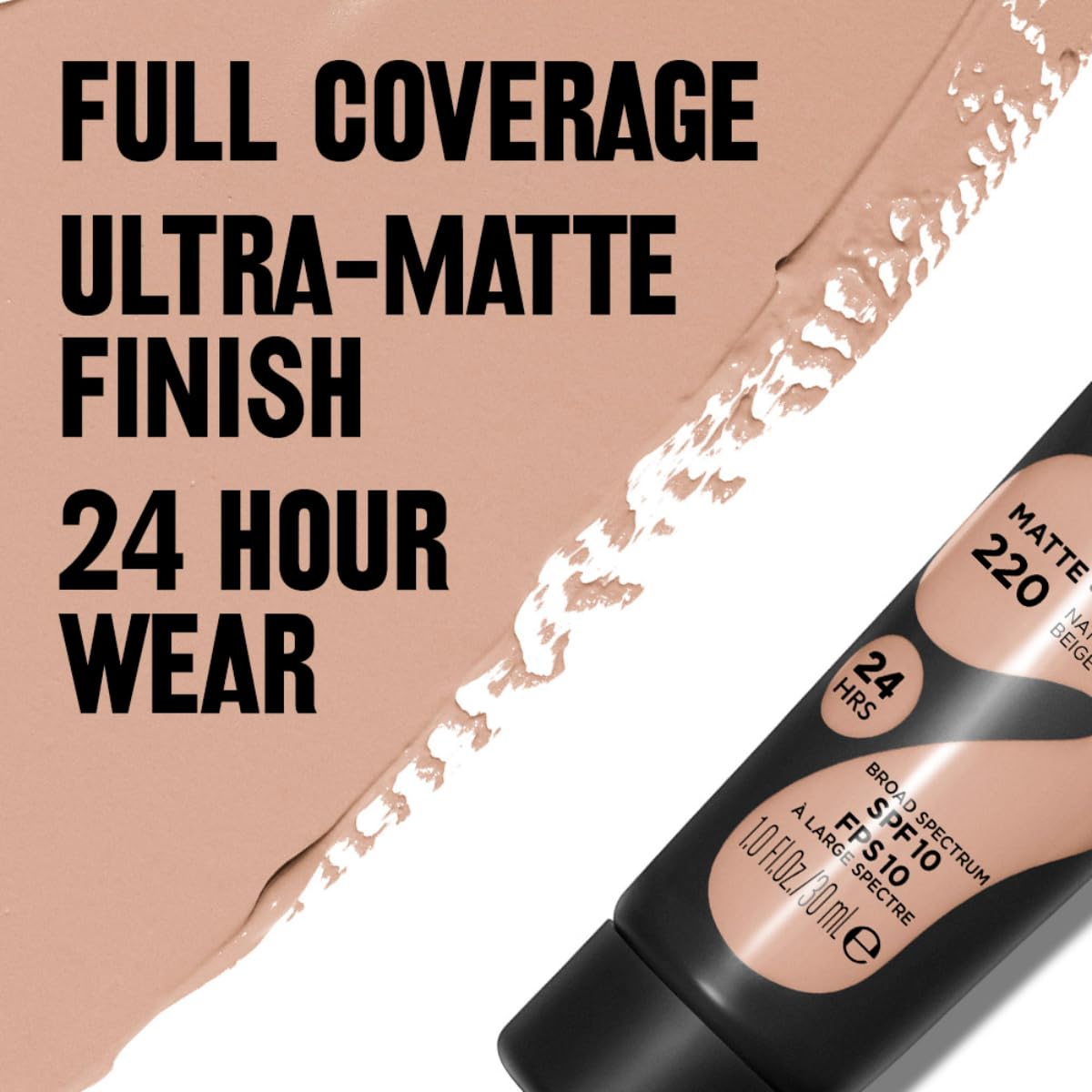 Revlon Liquid Foundation, ColorStay Face Makeup for Normal and Dry Skin, Longwear Full Coverage with Matte Finish, Oil Free, Natural Beige, 1.0 Fl Oz Beauty & Personal Care REVLON