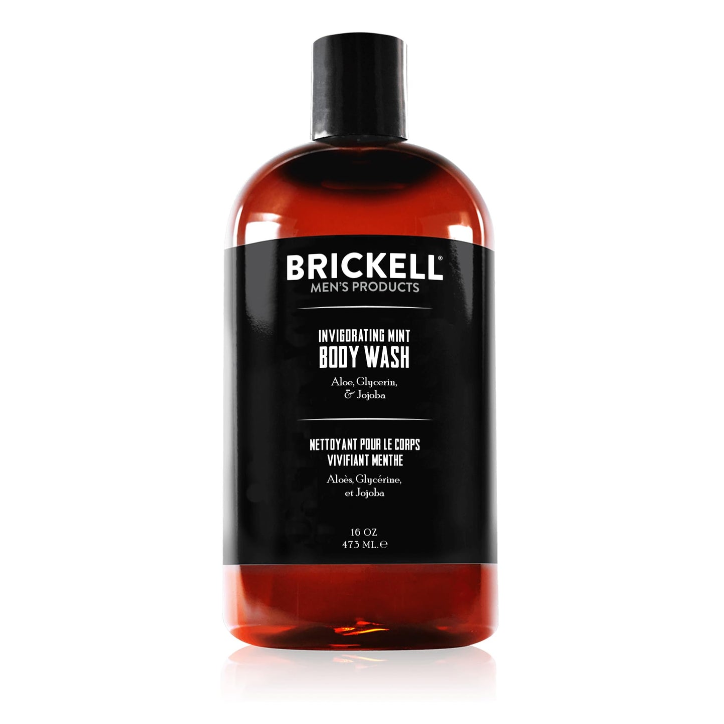 Brickell Men's Invigorating Body Wash for Men, Deep Cleaning Shower Gel with Aloe, Jojoba, and Vitamin E, Scented (Invigorating Mint, 16 oz) Beauty & Personal Care Brickell Men's Products