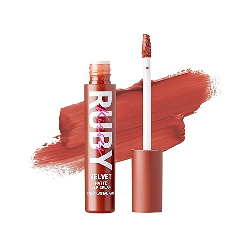 Ruby Kisses Lip Vinyl Tint - High-Pigment, Transfer-Proof, Smudge-Proof Liquid Lipstick, Soft-Satin Shine, Lightweight Makeup, Long-Lasting Beauty & Personal Care Ruby Kisses