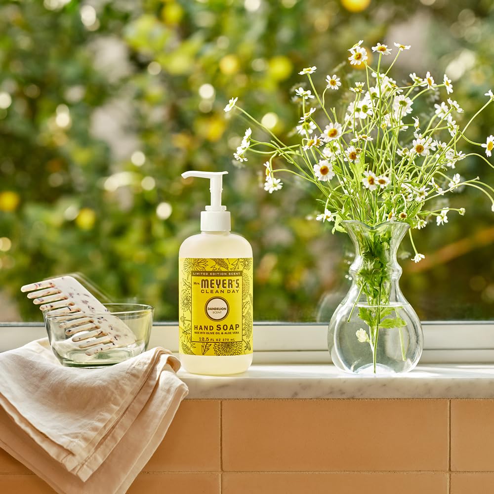 Mrs. MEYER'S CLEAN DAY Liquid Hand Soap, Dandelion Scent, 12.5 Ounce Bottle Beauty & Personal Care Mrs. MEYER'S