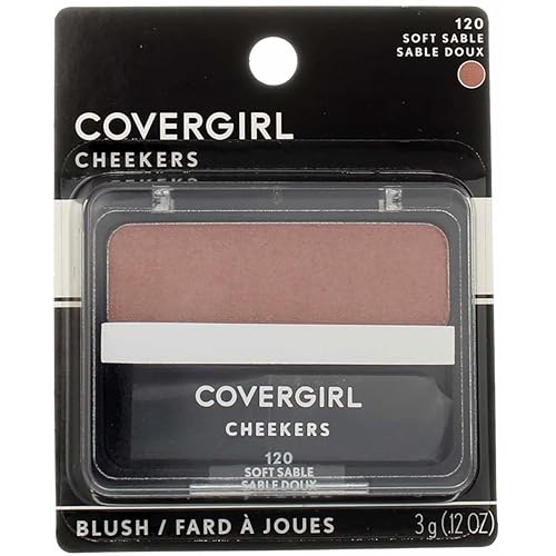 CoverGirl Cheekers Blush, Soft Sable 0.12 oz (Pack of 2) Beauty & Personal Care COVERGIRL