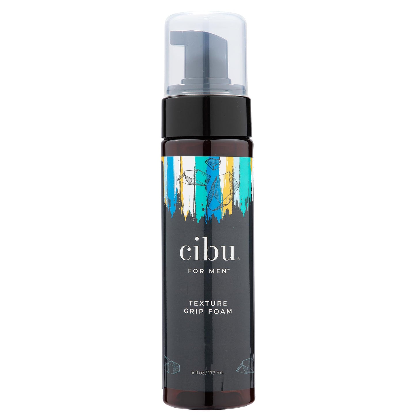 CIBU for Men Texture Grip Foam 6oz - Hair Styling Foam for Long Lasting Hold, Texture, and Volume While Keeping a Healthy Hair - Ideal for Messy Beauty & Personal Care CIBU