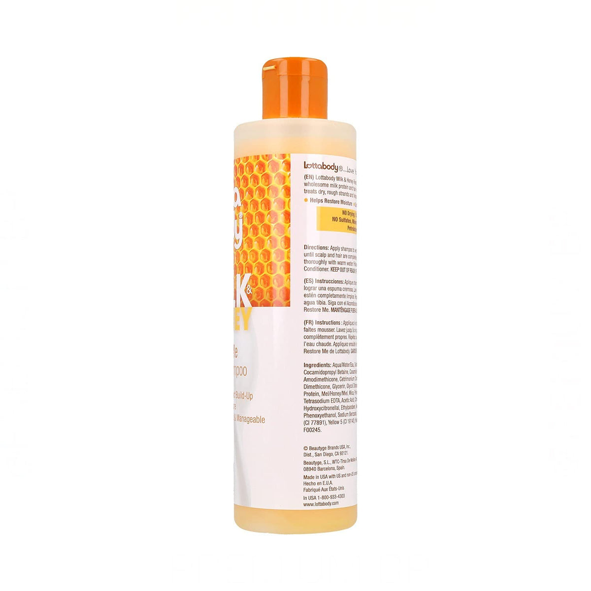 LOTTABODY Lotta Body Shampoo Milk & Honey 10.1oz, 10.1 Oz