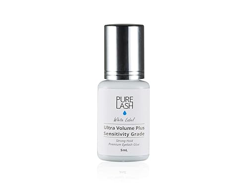 Most Sensitive Eyelash Extension Glue / Pure Lash / White Label / 5 Milliliter / 2-3 Seconds Drying Time / Retention 4-5 Weeks / Professional Use Only Beauty & Personal Care Pure