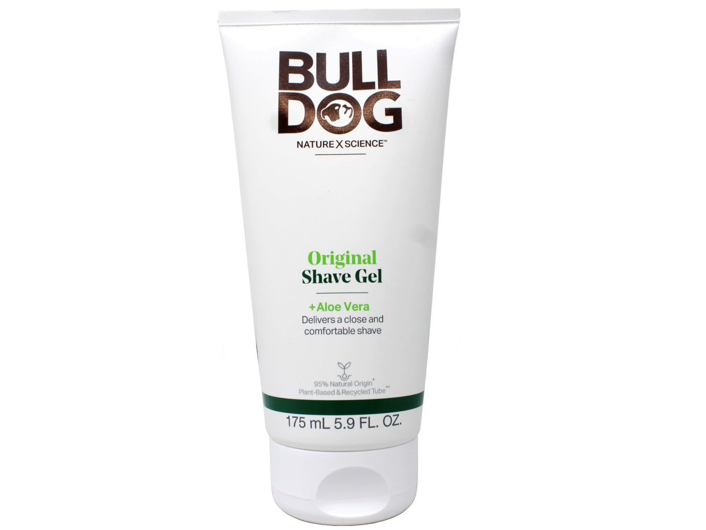 Bulldog Original Shave Gel for Men, Aloe Vera Enriched, Delivers a Close & Comfortable Shave, 95% Natural Origin, 5.9 fl oz (Pack of 3) Beauty and Personal Care Bulldog Skincare for Men