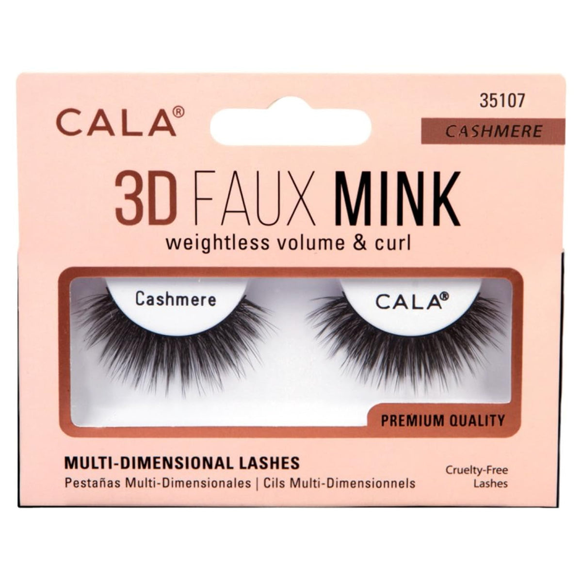 3D FAUX MINK LASHES: CASHMERE Beauty & Personal Care Cala