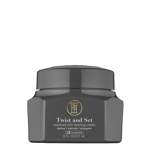 TPH BY TARAJI Twist and Set Twisting Creme & Defining Curl Cream for Curly & Coily Hair with Shea Butter, Mango Seed Butter, & Pequi Oil | Sulfate Beauty & Personal Care TPH by Taraji