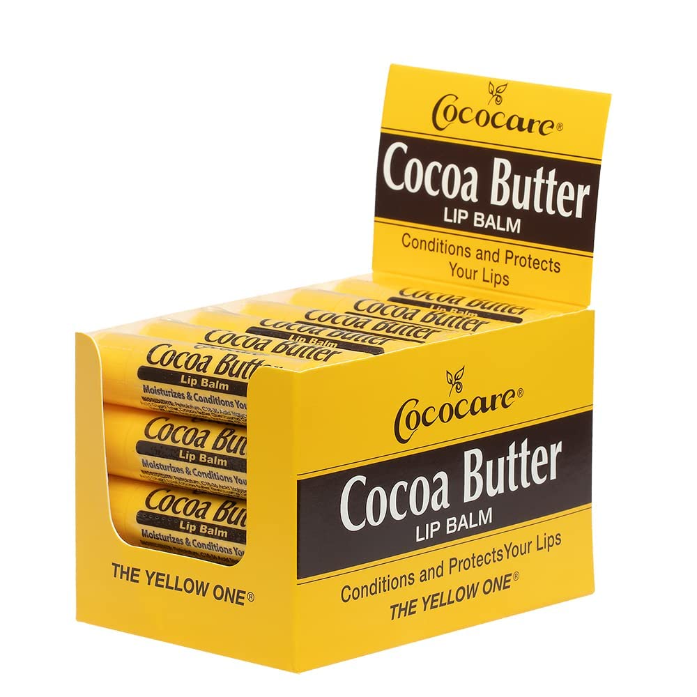 Cococare Cocoa Butter Lip Balm 0.15oz (24 Pieces) Beauty and Personal Care COCOCARE