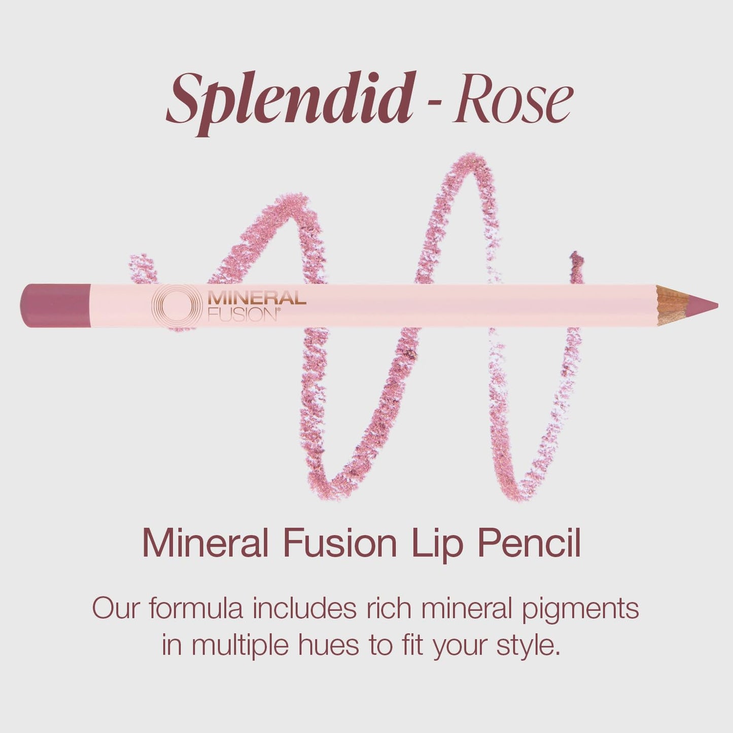 Mineral Fusion Lip Pencil, Splendid (Packaging May Vary) Beauty & Personal Care Mineral Fusion