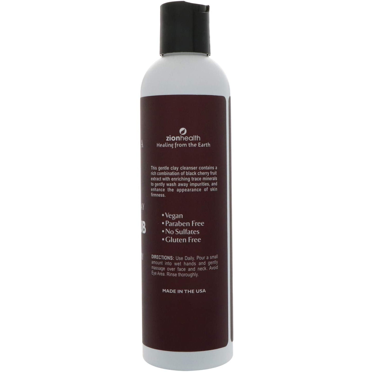 Adama Facescrub Black Cherry Zion Health 8 fl oz Liquid Beauty & Personal Care Zion Health