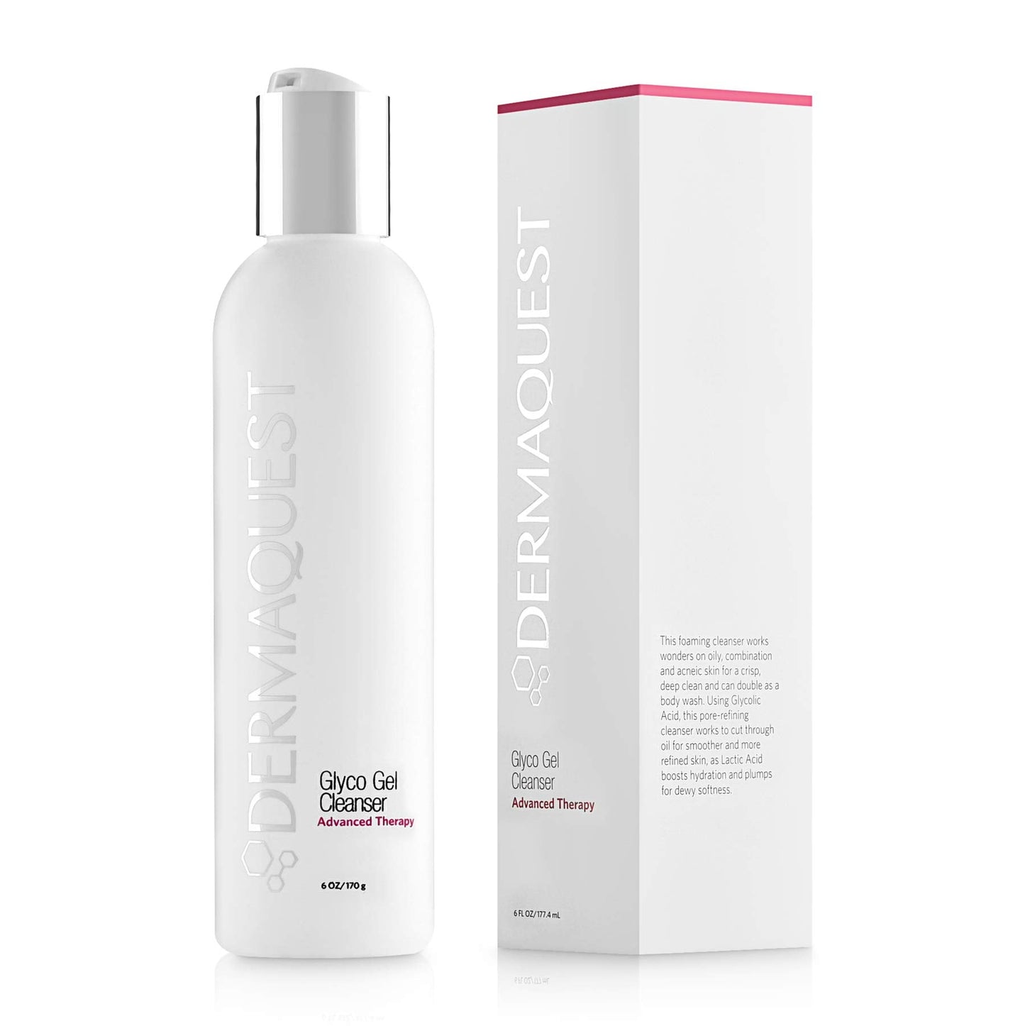 DermaQuest Advanced Therapy Foaming Glyco Gel Based Cleanser with 15% Glycolic Acid & Lactic Acid - Deep Cleansing Daily Face Wash for Oily Skin Beauty & Personal Care DermaQuest