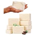 larosanna Australian Goat Milk Soap,Family Pack of 8,Helps Moisturize,Smooth & Cleanse Skin,Triple-milled Natural Soap Bar 6.35 oz with Cocoa Beauty & Personal Care larosanna
