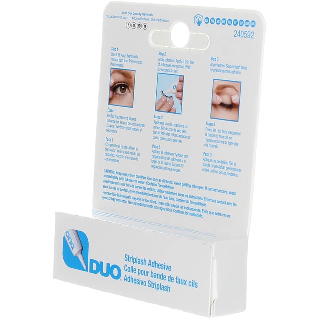 Duo Eyelash Adhesive 0.25oz White/Clear (3 Pack) Beauty & Personal Care DUO