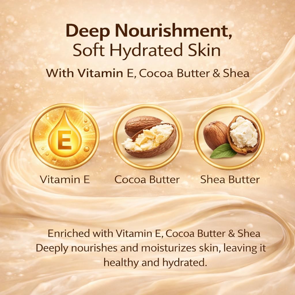 Zest Body Wash - Enriched with Wild Cocoa Butter and Shea - Hydrating Body Soap - Suitable for All Skin Types - Cocoa Butter and Shea - 20 oz Beauty & Personal Care Zest