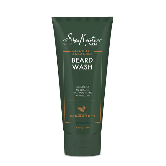 SheaMoisture Beard Wash for Full Beards - Maracuja Oil & Shea Butter to Deep Clean and Refresh - 6 oz Beauty & Personal Care Shea Moisture