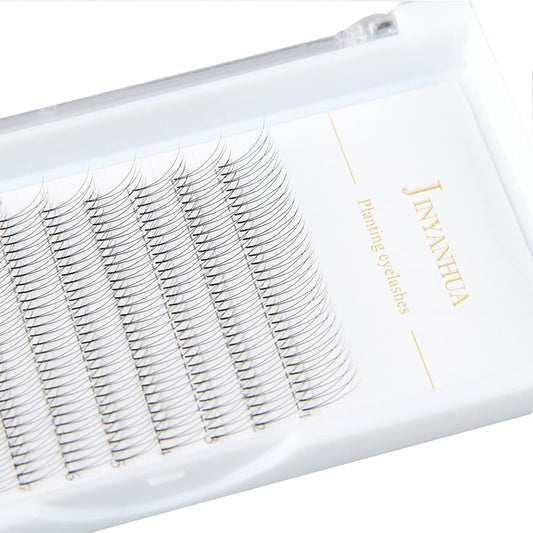 2d Volume Eyelash Extensions Premade Fans Eyelashes Short Stem 0.10mm Thickness C/D Curl 8-14mm Super Soft Handmade Fans Lashes Extensions… Beauty & Personal Care JINYANHUA