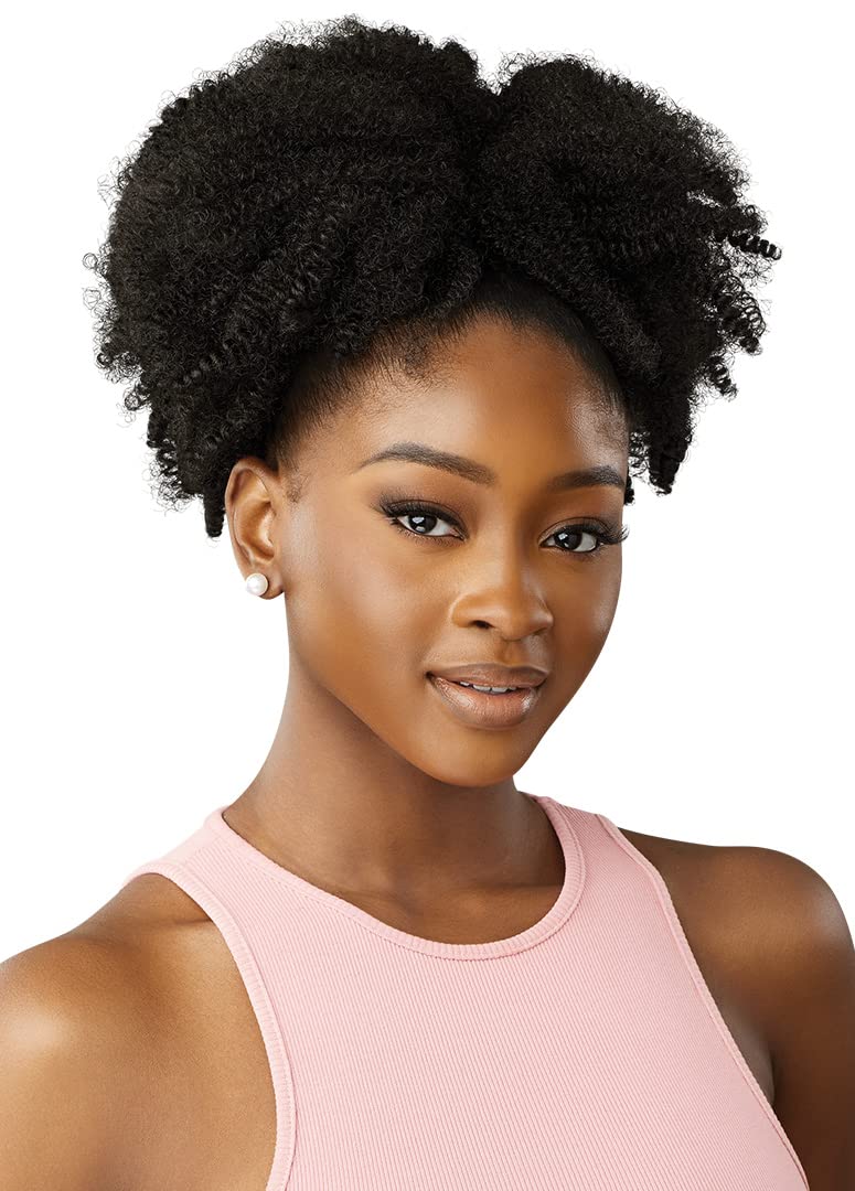 Outre - Pretty Quick Drawstring Pony - Kajo (JET BLACK 1)