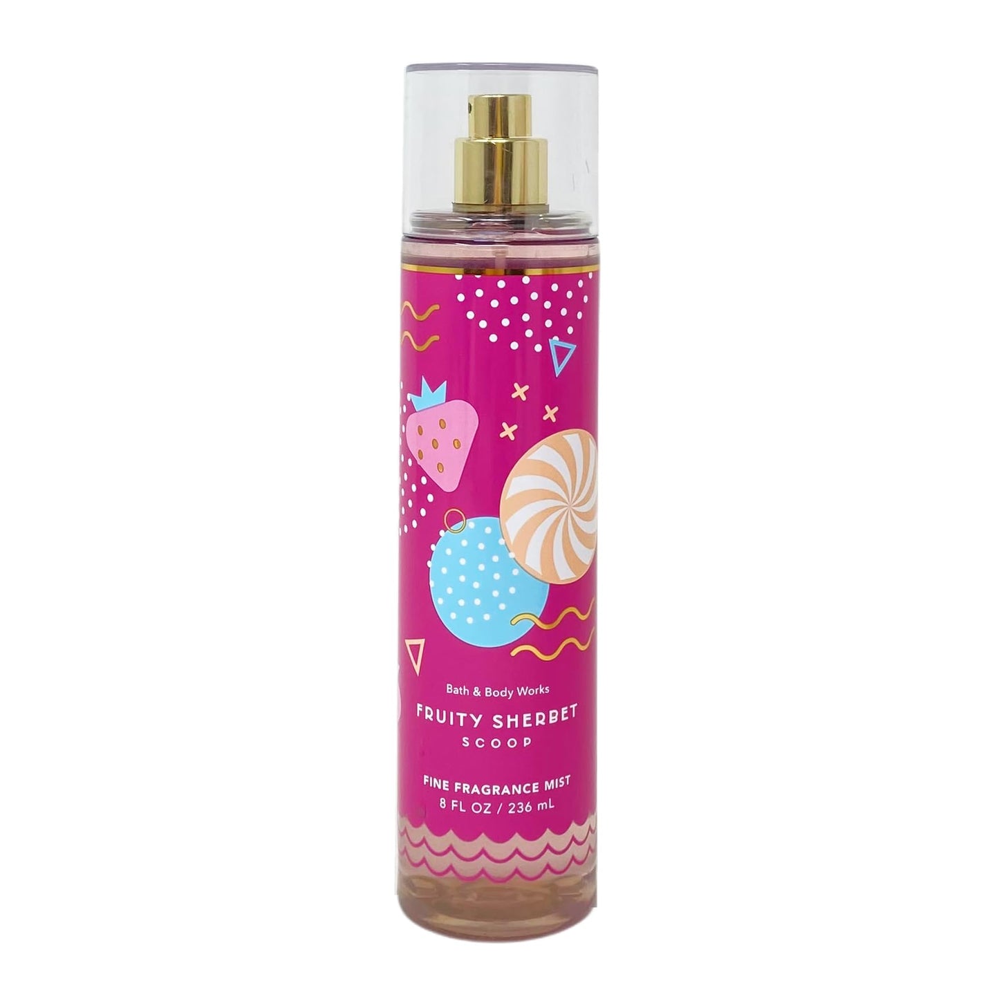 Bath & Body Works Fruity Sherbet Scoop 3 Piece Gift Set - Fragrance Mist - Body Cream - Shower Gel - with a Himalayan Salts Springs Bar Soap Beauty and Personal Care Bath & Body Works