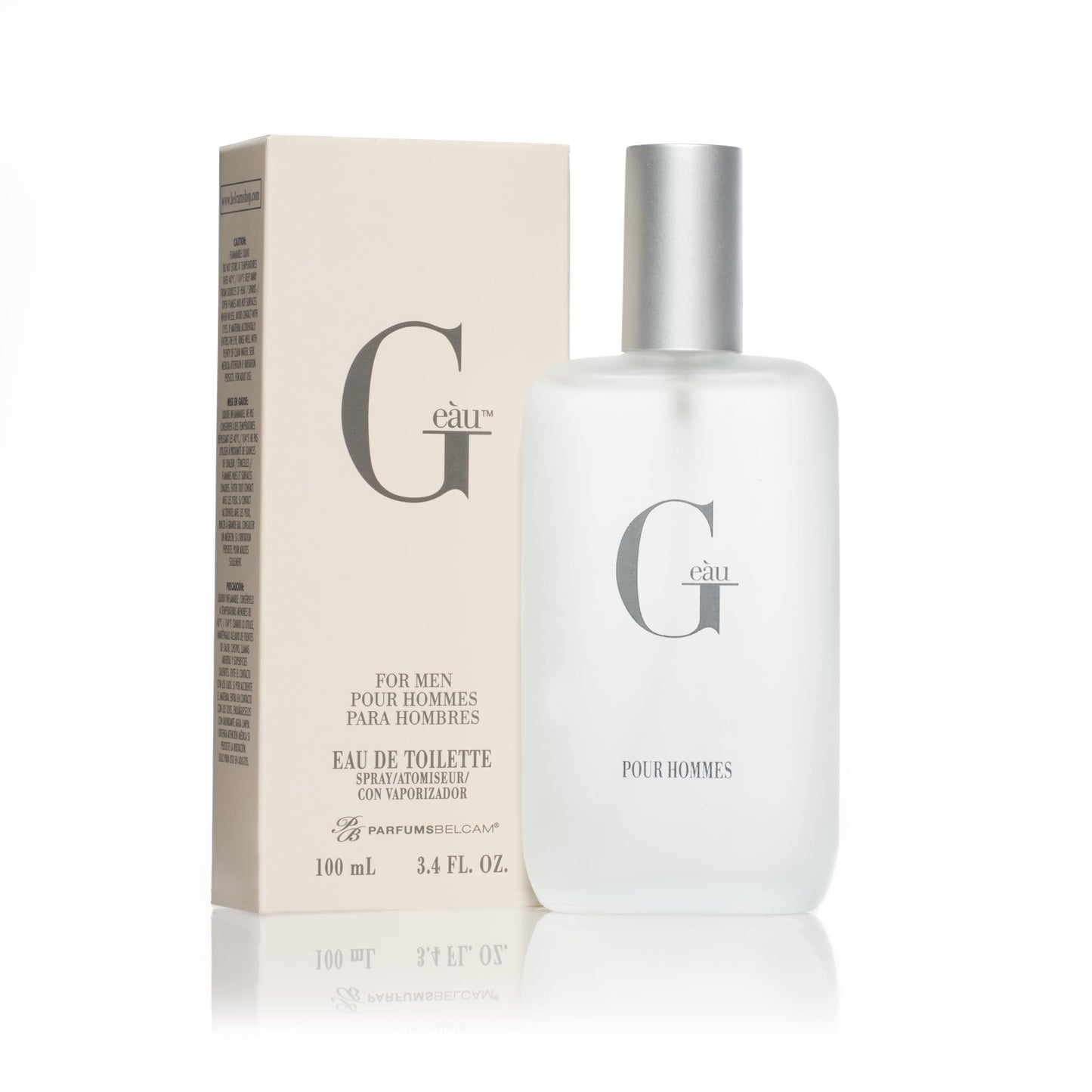 PB ParfumsBelcam G eàu Eau de Toilette Perfume Spray for Men - 3.4 Fl Oz Affordable Long Lasting Cologne, Modern Masculine Scent with Woody Citrus Beauty & Personal Care PB ParfumsBelcam