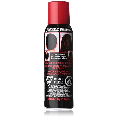 Jerome Russell Spray-On Color Dark Brwn Hair Thickener 3.5oz (6 Pack) Beauty & Personal Care Jerome Russell