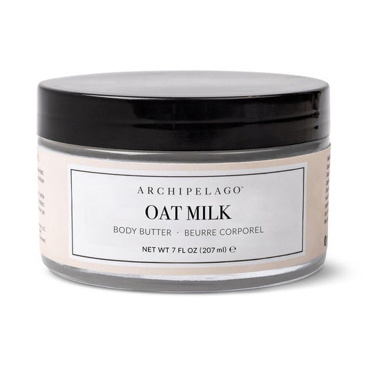 Archipelago Botanicals Oat Milk Body Butter, Deep Hydrating Oat Milk Moisturizer for Soft Smooth Skin, Rich Non-Greasy Formula, Paraben-Free Beauty & Personal Care Archipelago Botanicals