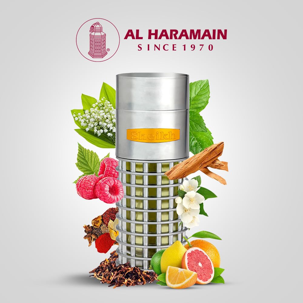 Al Haramain Sheikh Eau de Parfum Spray for Unisex, 2.88 Ounce / 85 ml Beauty & Personal Care Al Haramain