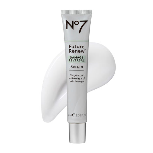No7 Future Renew Damage Reversal Face Serum - Fast-Absorbing Peptide Serum to Help Visibly Reduce Fine Lines & Wrinkles - Enriched with Hyaluronic Beauty and Personal Care No7 Default Title