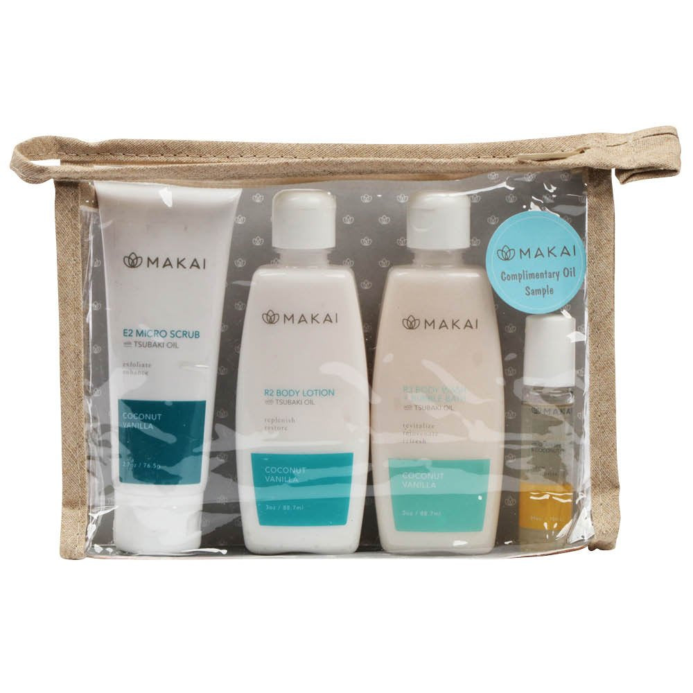 Makai Travel Set Coconut Vanilla Beauty & Personal Care Makai