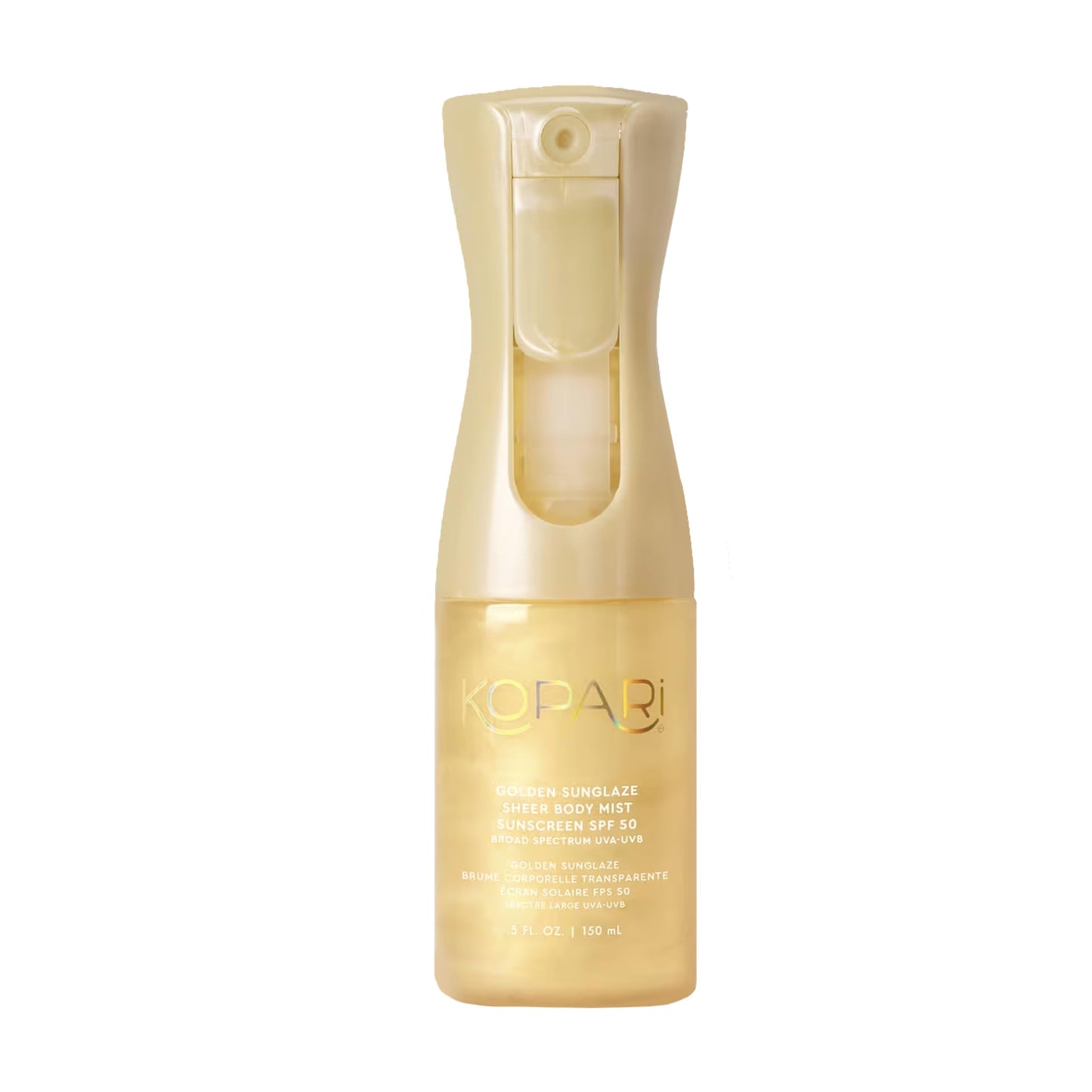 Kopari Golden Sunglaze Sheer Body Mist Sunscreen SPF 50, Infused with Shimmering Body Oil, Hydrating Mist, Hydrates, Brightens, Gives Skin a Glowy Beauty & Personal Care Kopari
