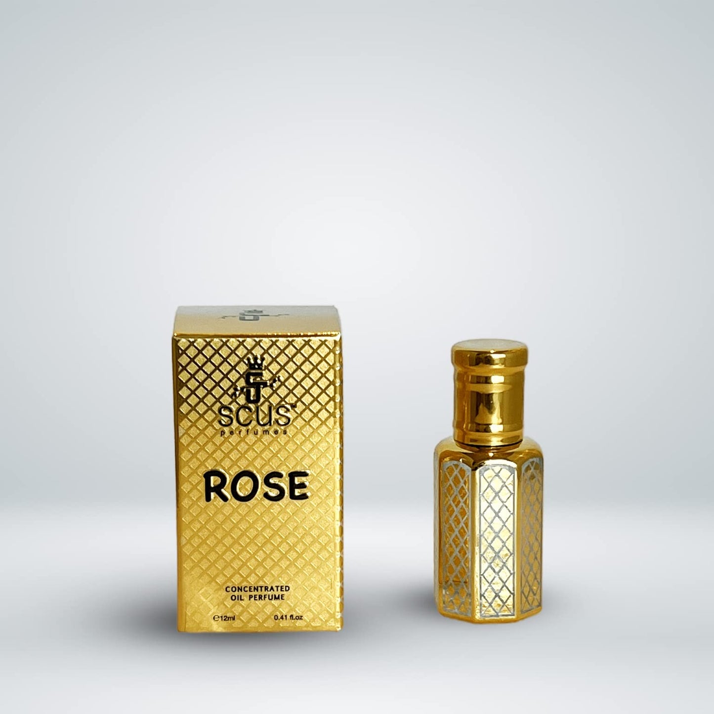 SCUS Perfumes Rose 12 ML Concentrated Fragrance (0.41 fl. oz) Beauty & Personal Care SCUS Perfumes