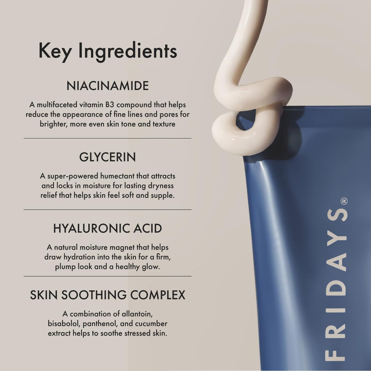 Summer Fridays Jet Lag Mask - Hydrating Face Moisturizer + Mask - Enriched with Hyaluronic Acid, Niacinamide, Glycerin + Antioxidants Helps Nourish Beauty & Personal Care Summer Fridays