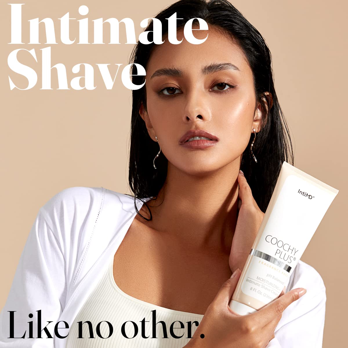 IntiMD Coochy Plus Intimate Shaving Cream Fragrance Free For Pubic, Bikini Line, Armpit and more - Rash-Free, Prevents Razor Burns & Bumps, In-Grown Beauty and Personal Care IntiMD