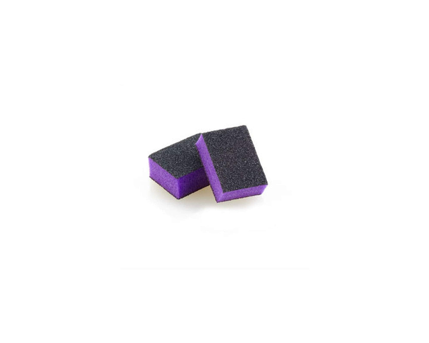 PrettyClaw | 40pc Mini Disposable Nail Buffer Blocks 80/80 Black Grit Purple Buffing Sanding Nail File 2 Sided Beauty & Personal Care Pretty