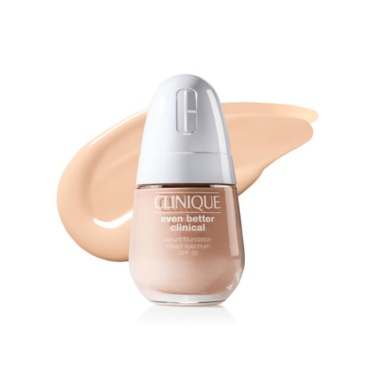 Clinique Even Better Clinical Serum Liquid Foundation SPF 25 With Vitamin C, Salicylic Acid + Hyaluronic Acid For Combination to Oily Skin Types | Beauty & Personal Care Clinique