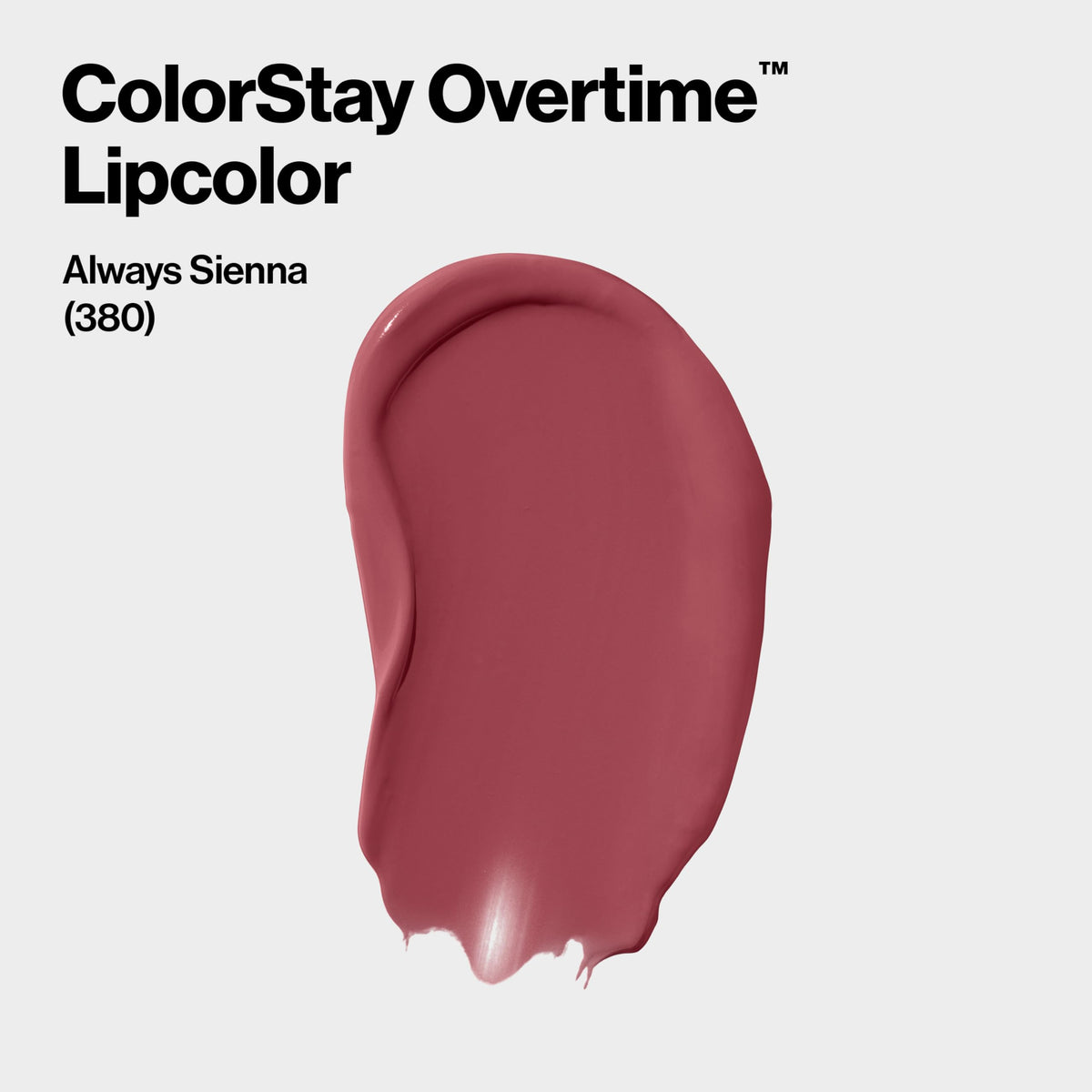 Revlon Liquid Lipstick with Clear Lip Gloss, ColorStay Overtime Lipcolor, Dual Ended with Vitamin E, 380 Always Sienna, 0.07 Fl Oz Beauty & Personal Care REVLON