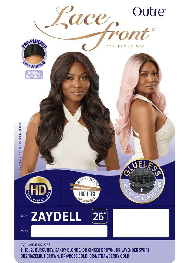 Outre Lace Front Wig - Zaydell (JET BLACK 1)