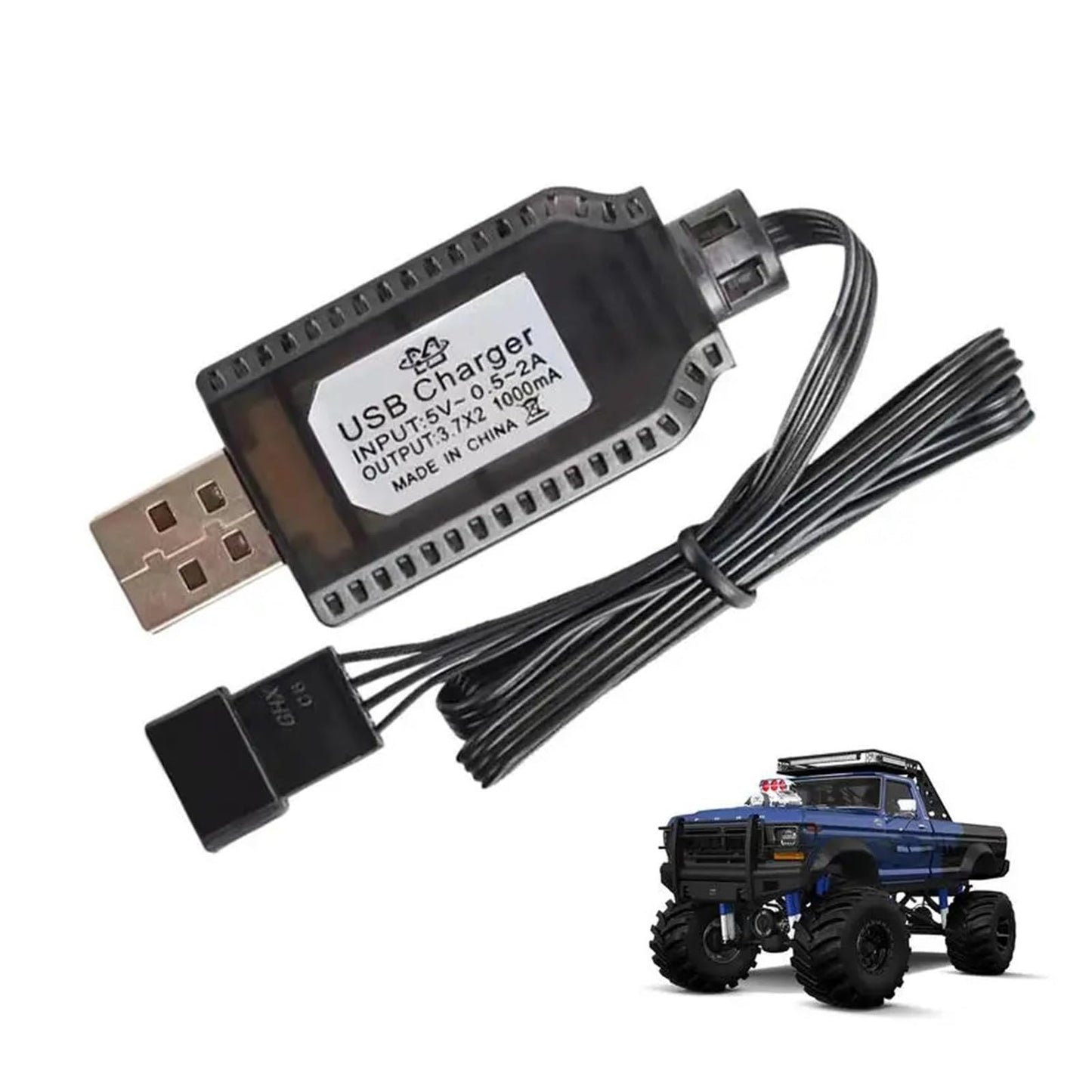 USB Lithium Battery Charger Connect SM-2P SM-3P SM-4P Lithium Batteries 7.4V 1000mA Fast Charging Cable?Compatible for RC?Toy Drone(SM2P) Beauty and Personal Care KNVZNWFF