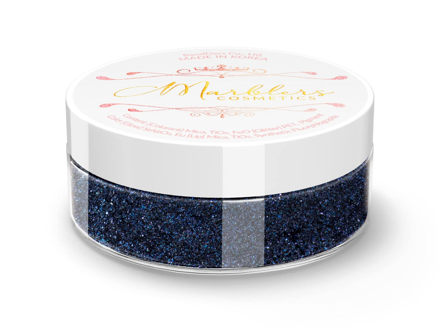 MARBLERS Chunky Natural Mica Powder [Blue Black Pearl] 0.11oz (3g) | Highly Pigmented | Non-Toxic, Vegan, Cruelty-Free | Eyeshadow, Body Butter, Nail Beauty & Personal Care MARBLERS