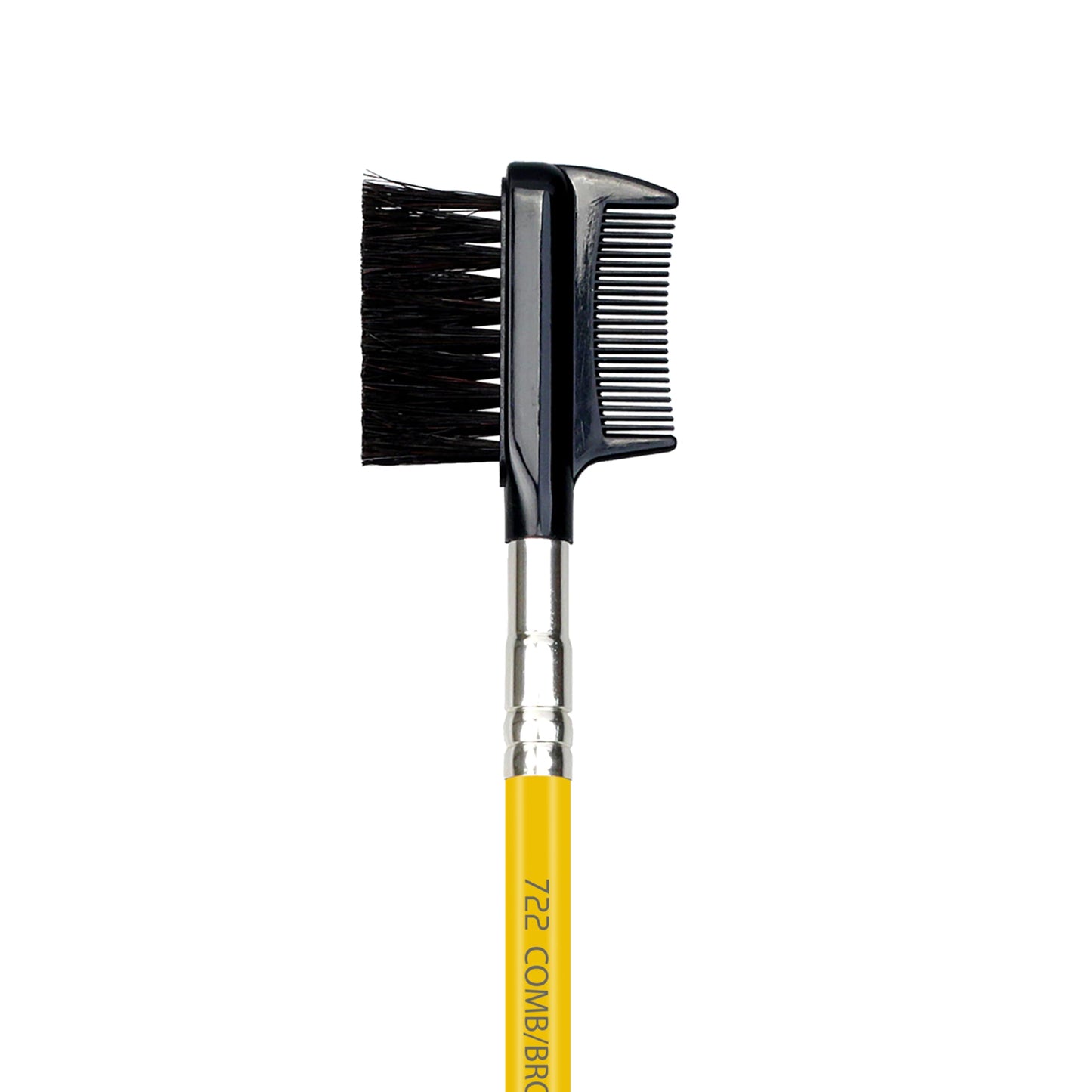 Bdellium Tools Professional Makeup Brush - Studio Series 722 Comb/Brow - With Soft Synthetic Fibers, For Prep Brows & Eyelashes (Yellow, 1pc) Beauty & Personal Care BDELLIUM TOOLS