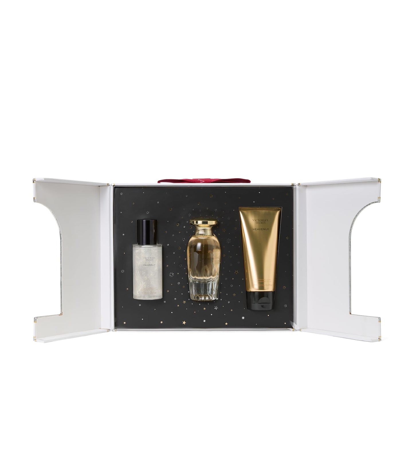 Victoria's Secret Heavenly 3 Piece Luxe Fragrance Gift Set: 1.7 oz. Eau de Parfum, Travel Lotion, & Candle Beauty & Personal Care Victoria's Secret