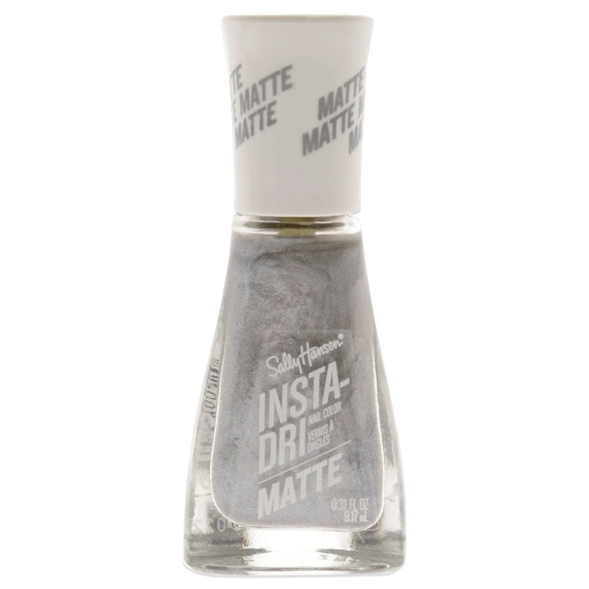 Sally Hansen Insta Dri Matte Metallics, Smokey Silver, 0.31 Fl Oz (Pack of 1) Beauty & Personal Care Sally Hansen