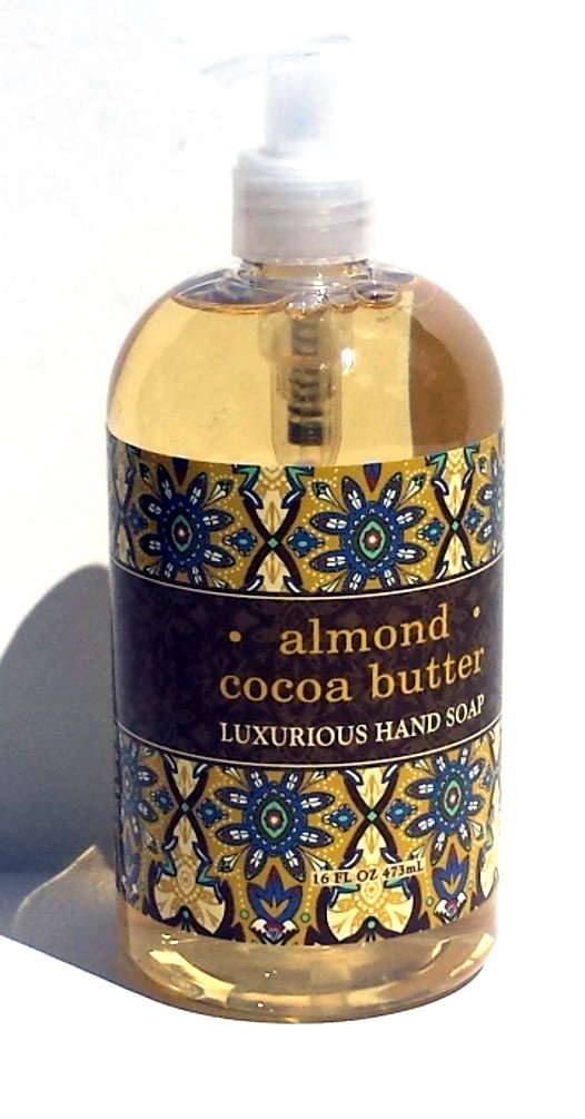 Greenwich Bay Trading Company Almond Cocoa Butter, Shea Butter Hand Soap, Enriched with Sweet Almond Oil, Chocolate, 16 Fl Oz Beauty & Personal Care Greenwich Bay Trading Company