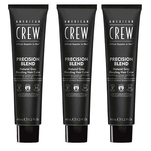 American Crew Men's Temporary Hair Color, Temporary Hair Dye, Natural Gray Coverage, Mednatural, 1.35 Fl Oz Beauty & Personal Care AMERICAN CREW