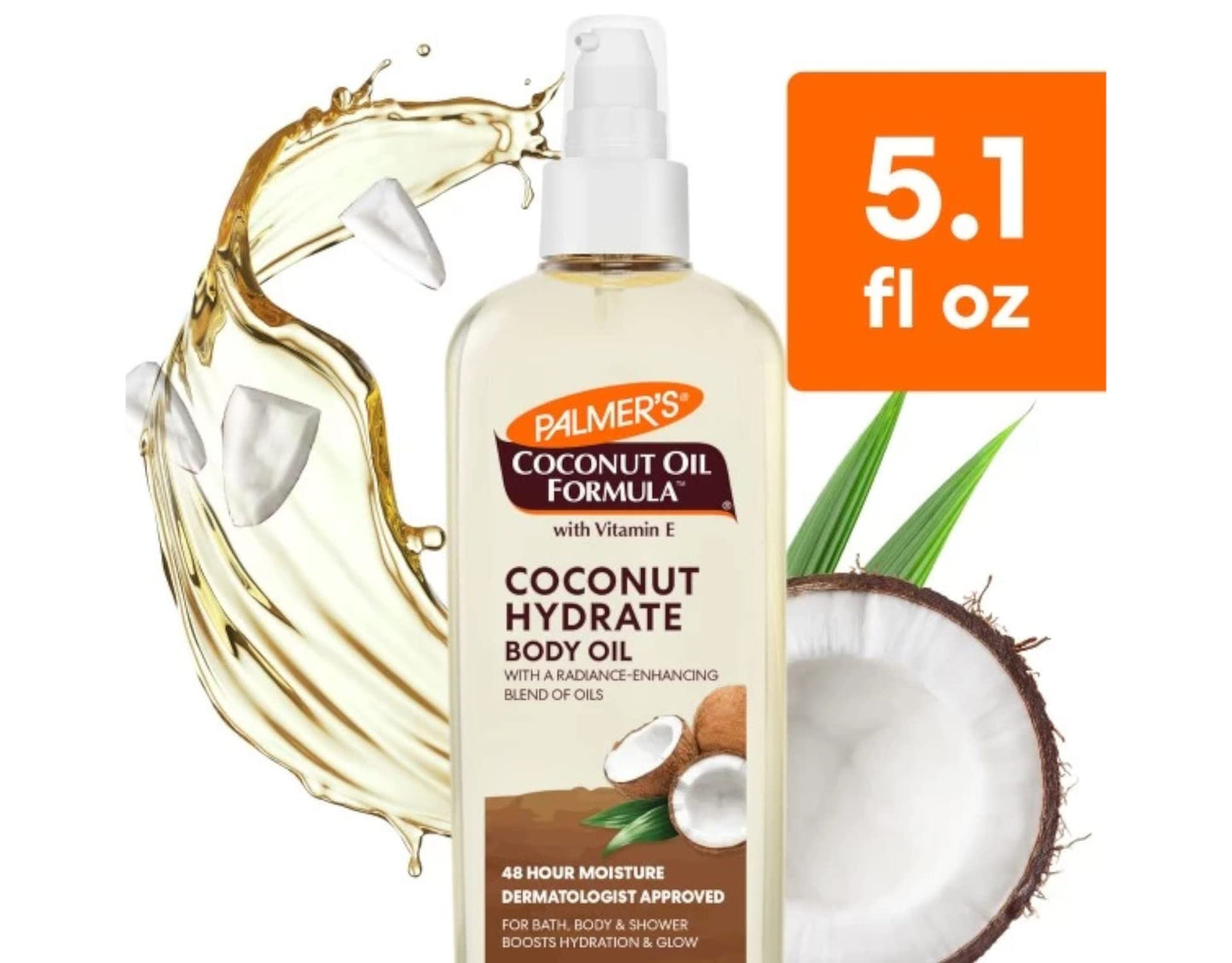 Palmer's Coconut Oil Formula with Vitamin E Body Oil 5.1 Oz Beauty & Personal Care Palmer's