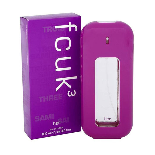 Fcuk 3 By French Connection Uk For Women eau-de-toilette Spray, 3.40 Ounce