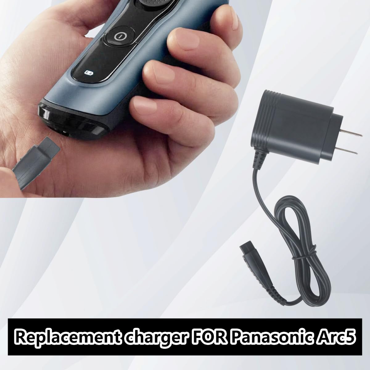 Shaver Charger Fit for Panasonic Re7-87 Re7-51 Re7-59 Replacement Charging Adapter Fit for Panasonic Shaver 5.4V for Arc5/4/3 Razor Charger ES-LV65-S Beauty and Personal Care Zafina-UP