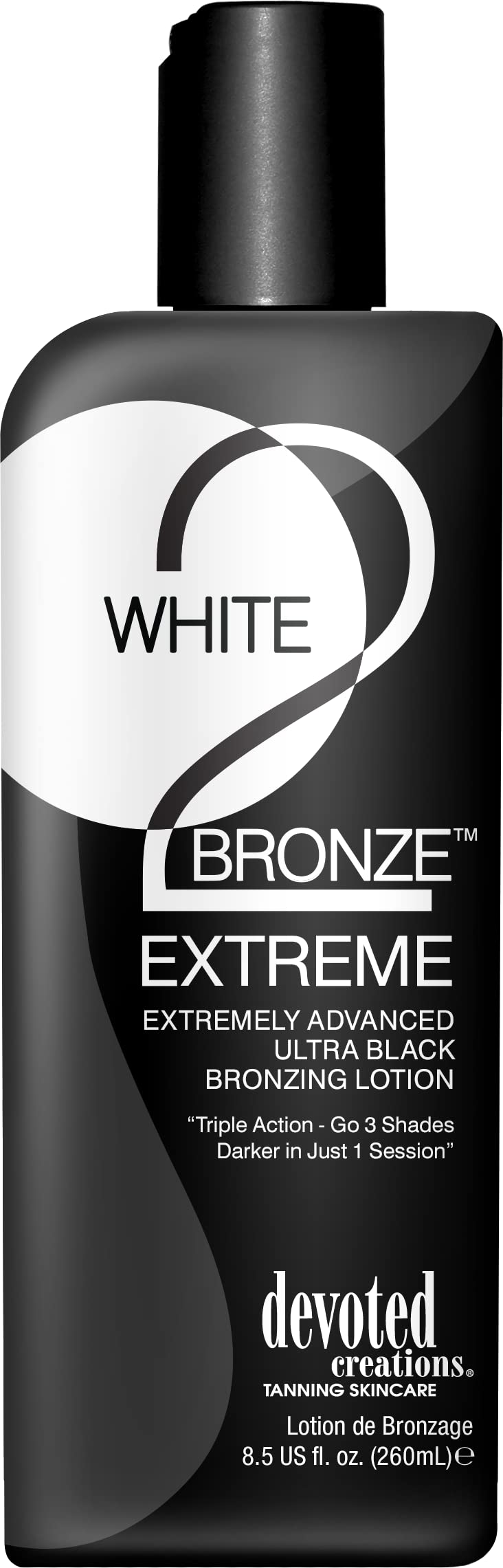 White 2 Bronze Extreme Advance Black Bronzer 3 Shades Darker 8.5z by Devoted Creations Beauty & Personal Care Devoted Creations