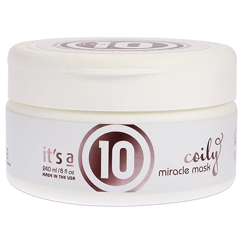 Its A 10 Coily Miracle Mask Unisex Masque 8 oz Beauty & Personal Care It's a 10 Haircare